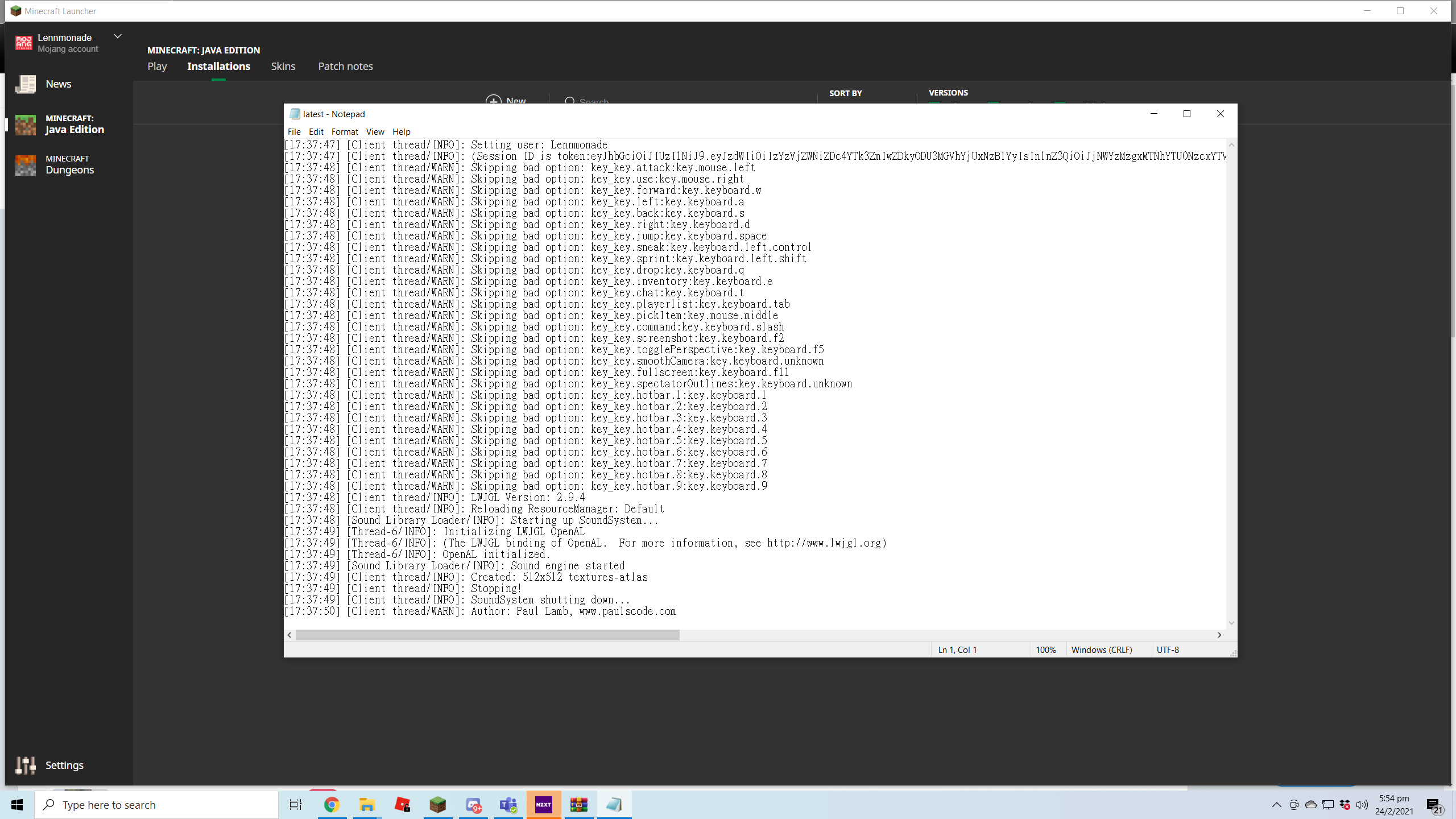 Optifine 1 16 5 G7 Error Code 0 Optifine