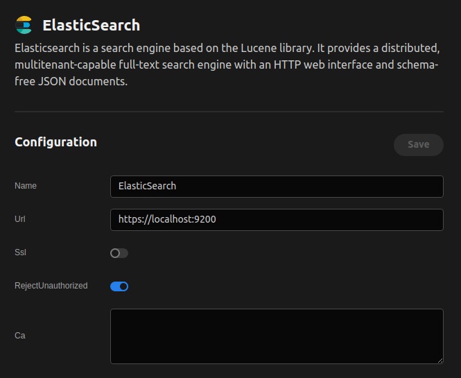 Custom ssl config for Elasticsearch datasource by chaoticefx · Pull