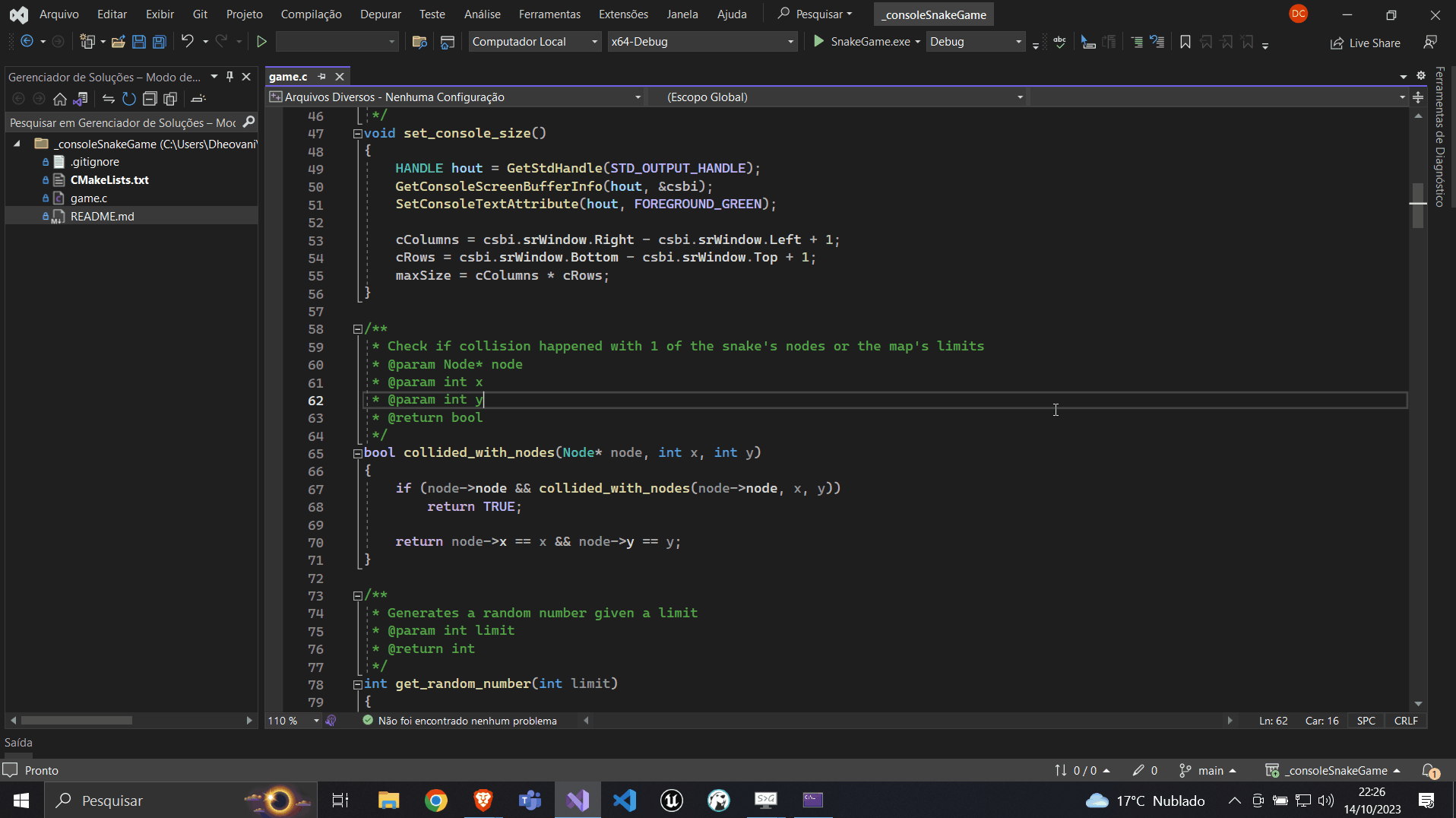GitHub - Dheovani/ConsoleSnakeGame: Snake game made for windows CMD ...