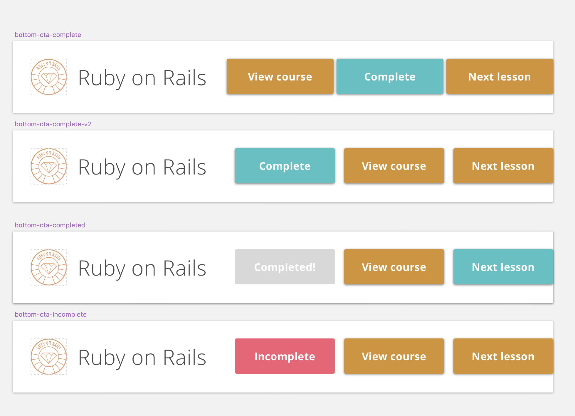 Redesign: Lesson buttons Style and Functionality · Issue #708 ...