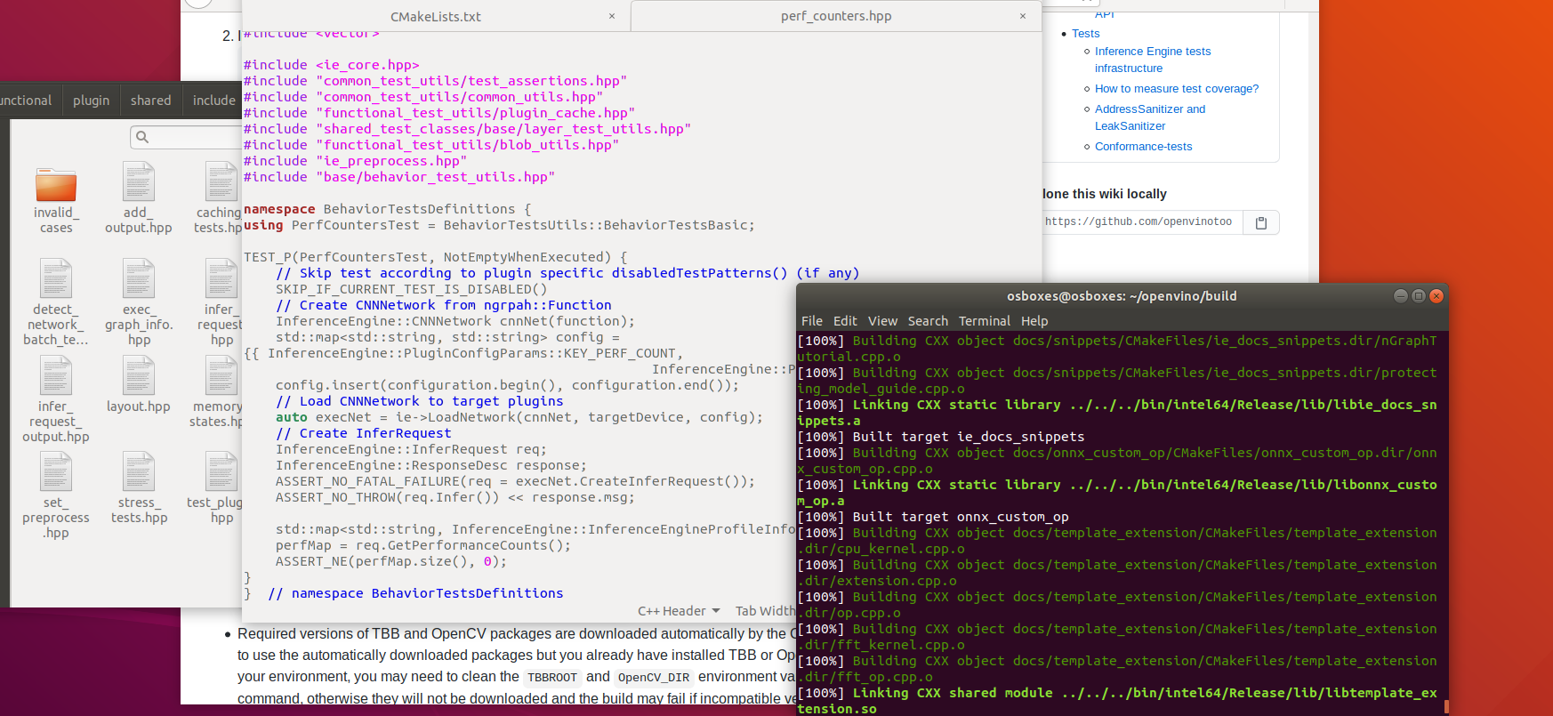 [Bug][CPU] PerfCountersTest actually ignores the configuration for CPU ...