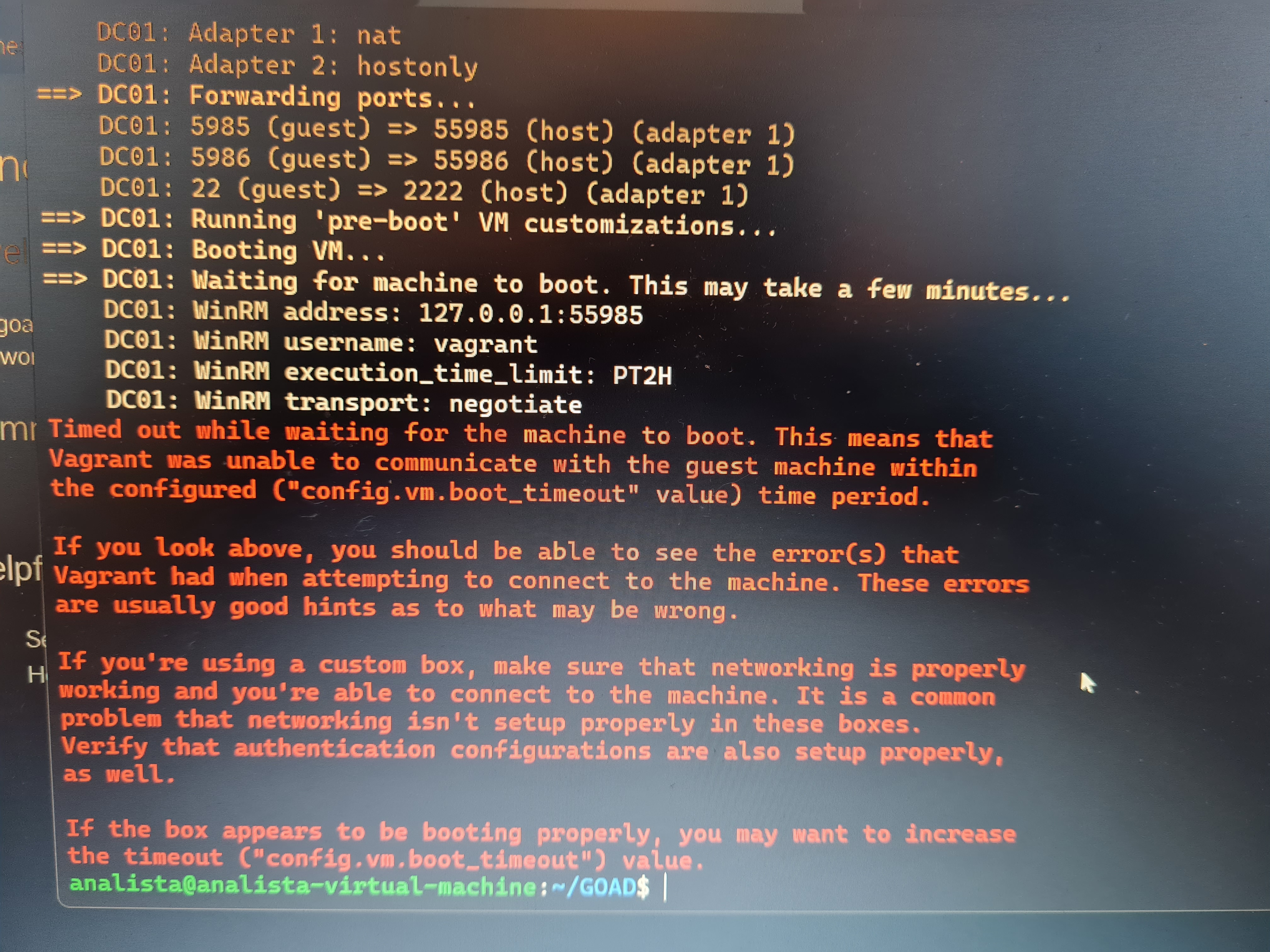 Boot init loop · Issue #83 · Orange-Cyberdefense/GOAD · GitHub