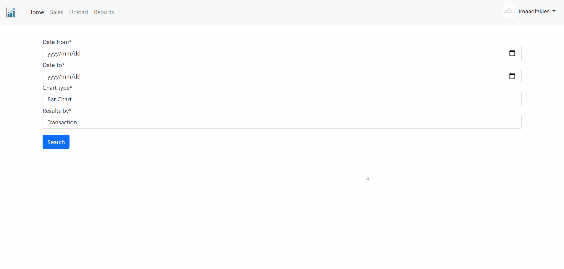 Sales Data Visualization & Report Generator (Django)