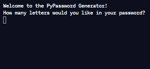 Password Generator (Python)
