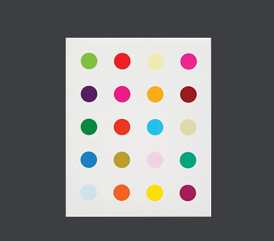 Hirst Spot Painting (Generative Art with Turtle Graphics)