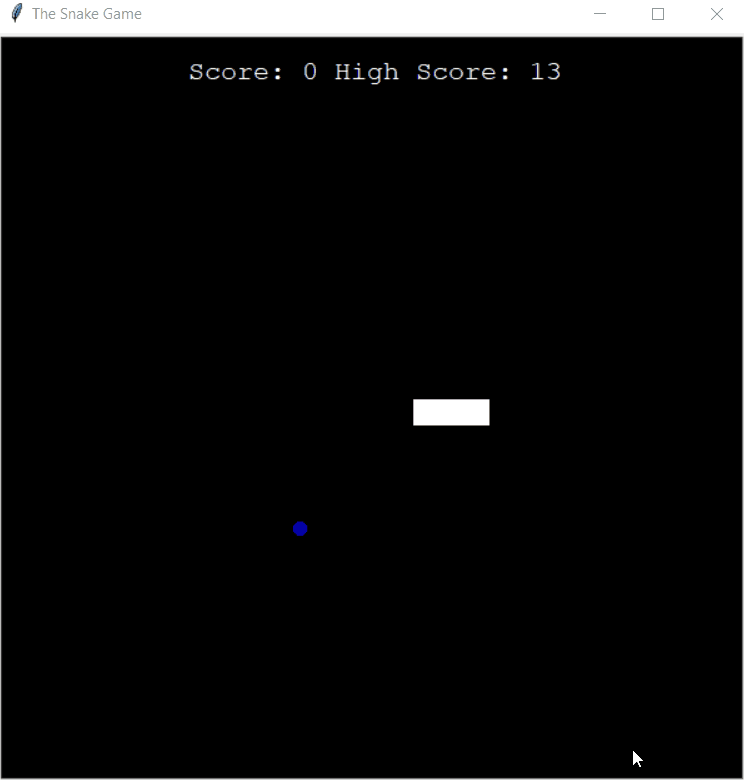 Snake Game (Python with Turtle Graphics)