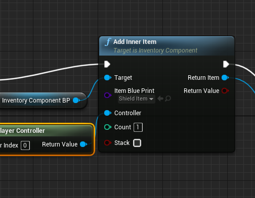 Calling add item function