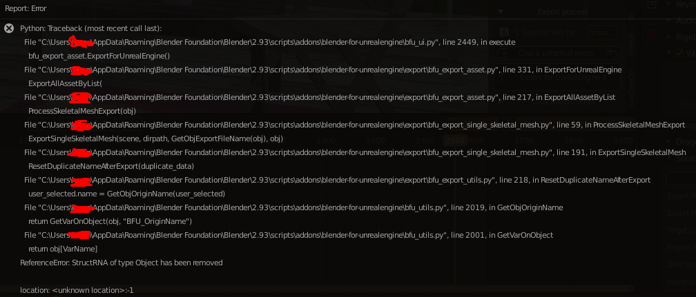 Error while exporting armature · Issue #126 · xavier150/Blender-For ...