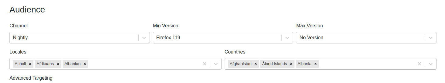 Match dropdown arrows on Audience page · Issue #8093 · mozilla ...