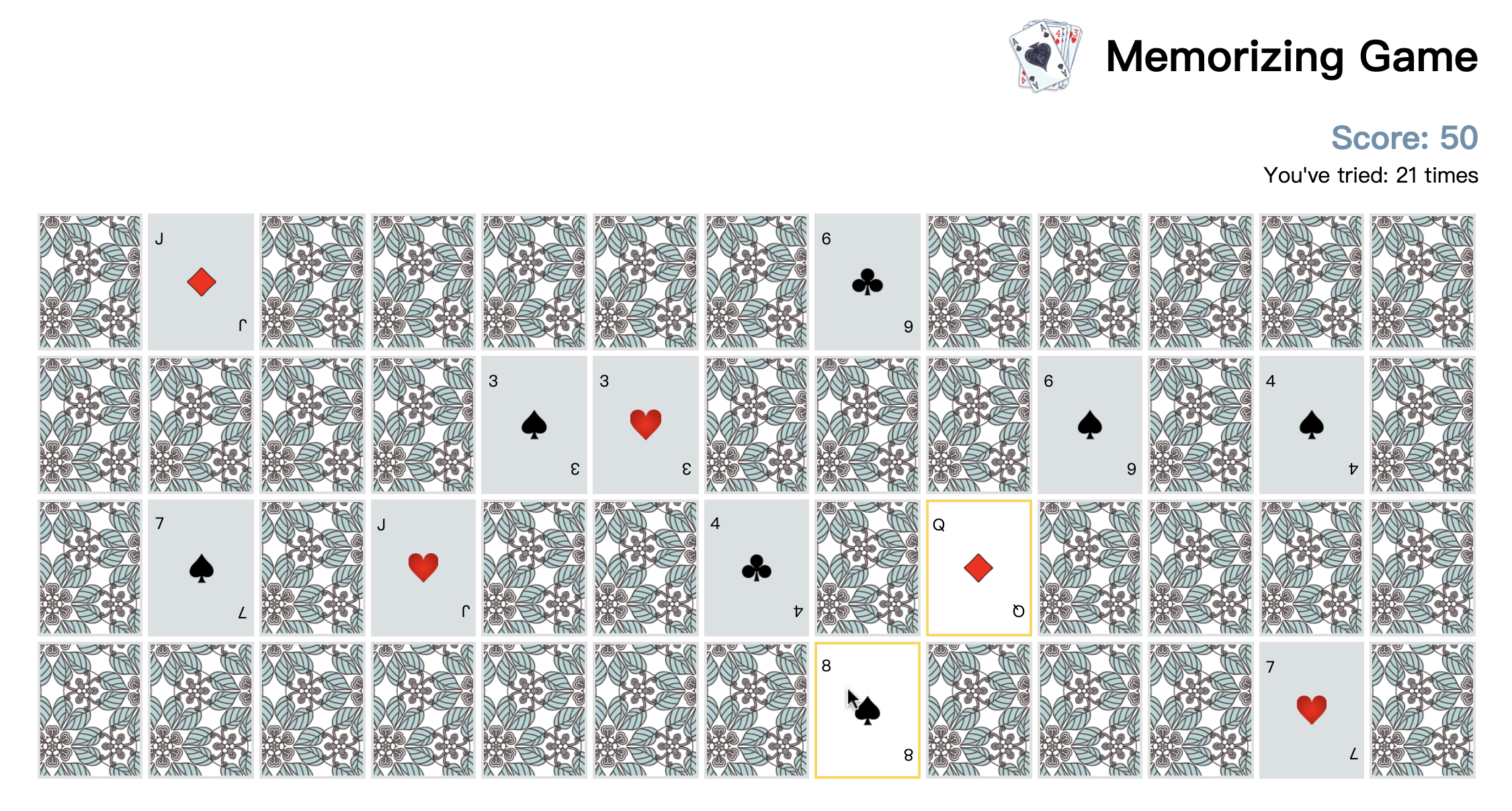 GitHub - meggyyy0420/Memorizing-Card-Game