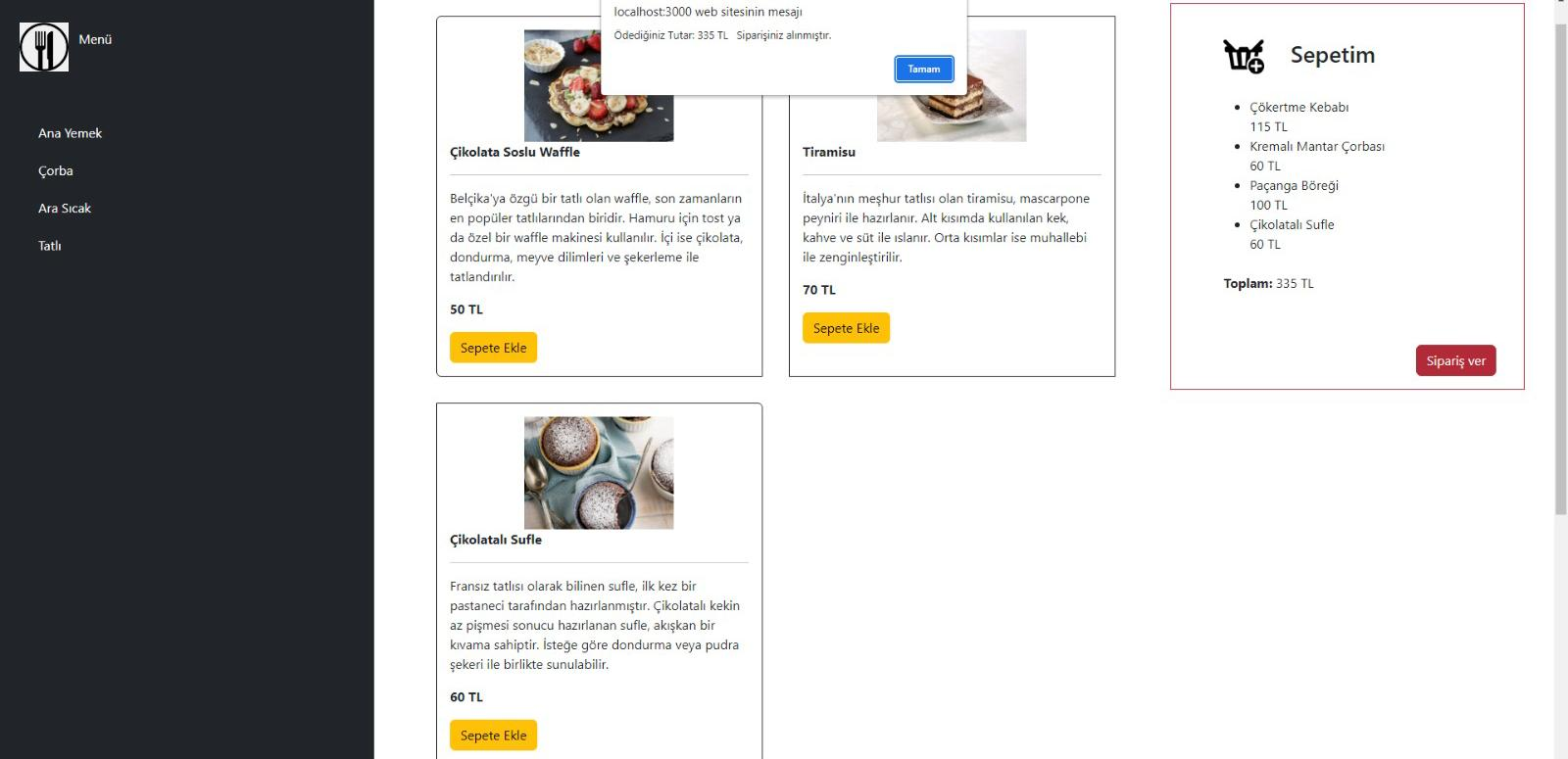 GitHub - Aysegulalbayrak/restorant-menu: Bu proje React ile yazılmıştır ...