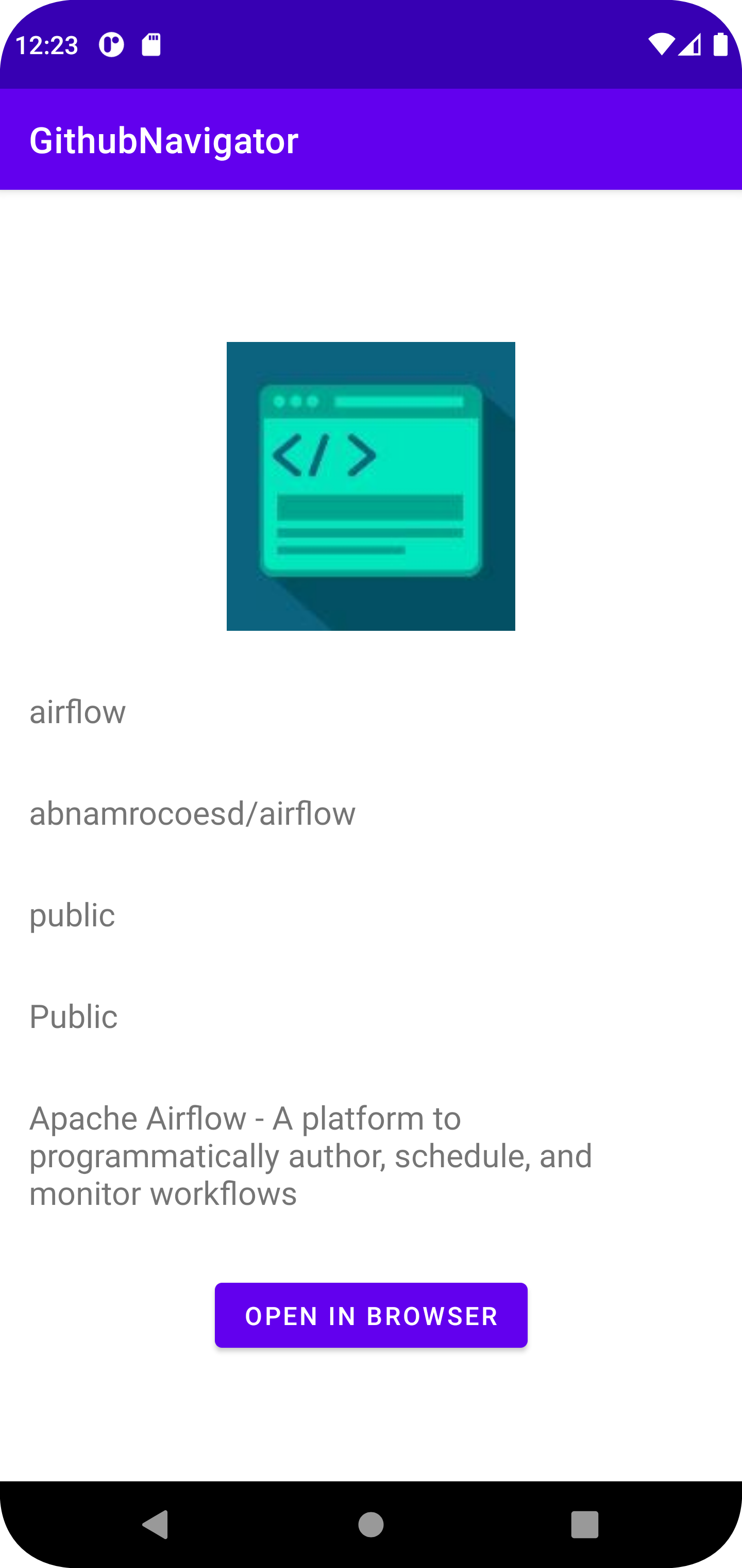 GitHub - senagamsiz/github-navigator: AbnAmro Assessment App