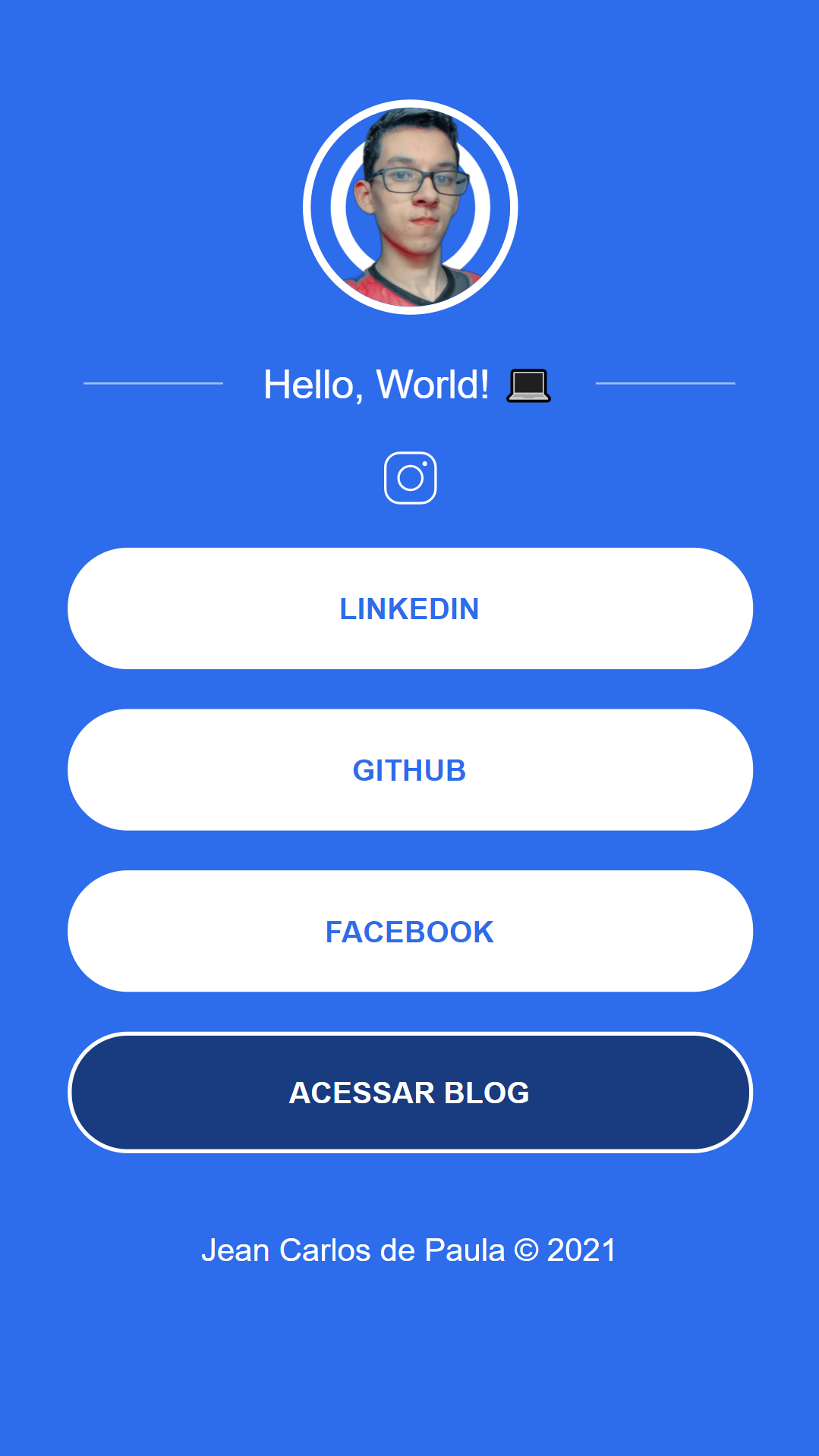 GitHub - jeancarlospaula/linktree-clone: Linktree clone made with HTML ...