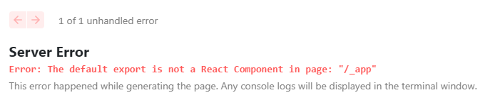 How to use named exports in next.js page component? · vercel next.js ...