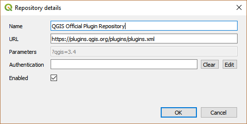 How to Enable the QGIS Official Plugin Repository in the 3.4.1 Version ...
