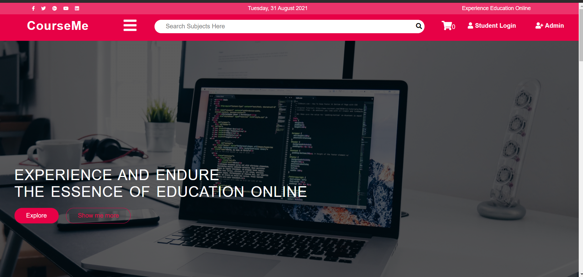 GitHub - Jayasoruban/CourseMe-The-E-Learning-Website: A Web Application ...