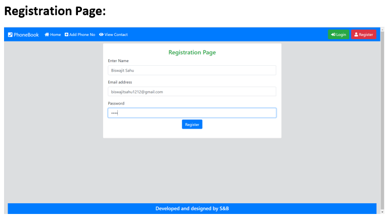 GitHub - biswajit1999sahu/PhoneBook-App
