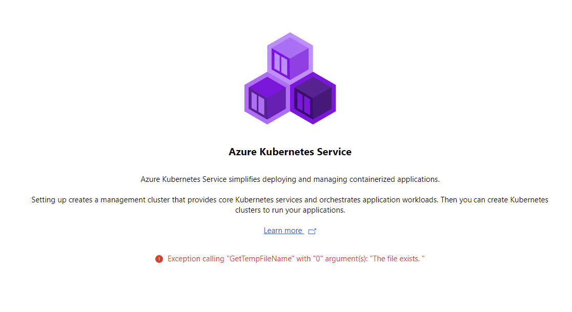 [BUG] Could not see AKS on WAC · Issue #112 · Azure/aksArc · GitHub