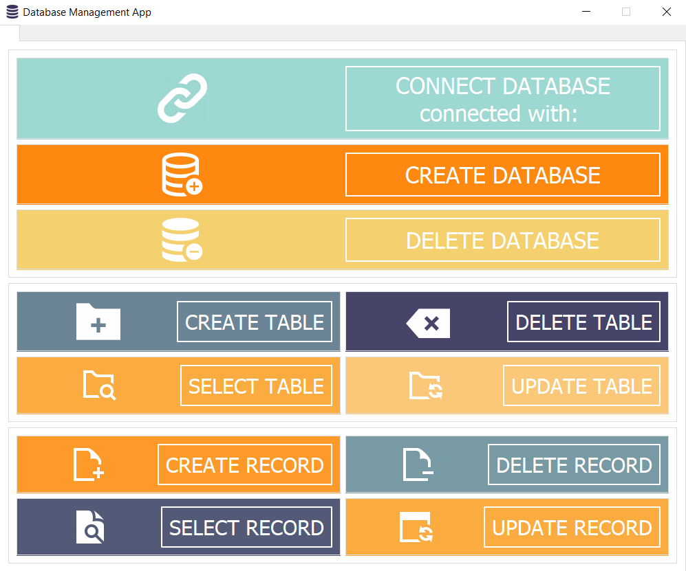 GitHub - Mich121/Own-DBMS: Technologies: Python + Qt + MySQL
