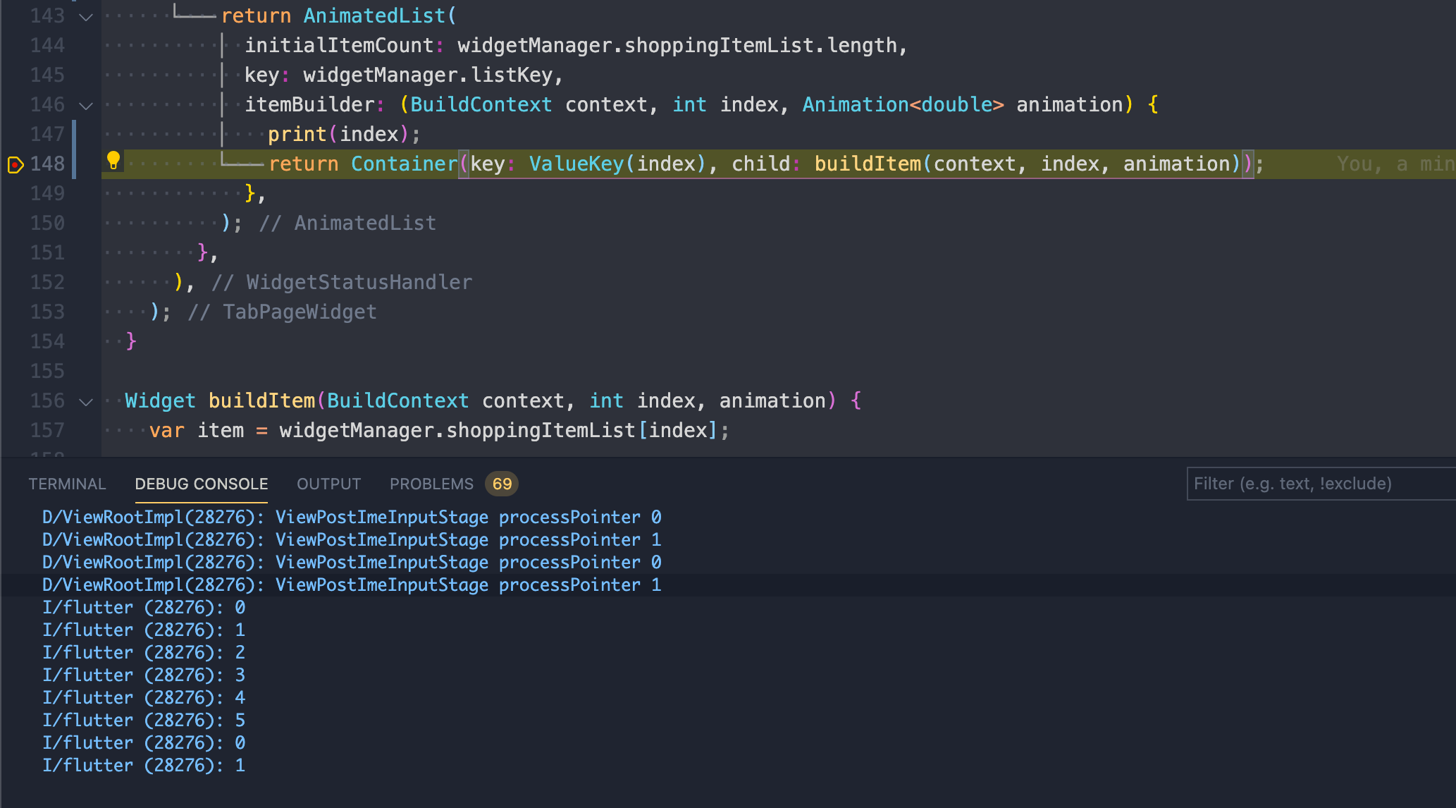 AnimatedList itemBuilder Runs Twice · Issue #72915 · flutter/flutter ...