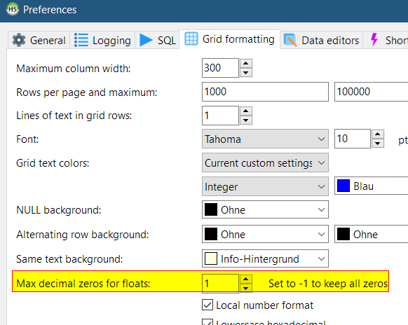 Sql Format Decimal Places Format decimals are not working in Data list / SQL Select · Issue #1677 ...