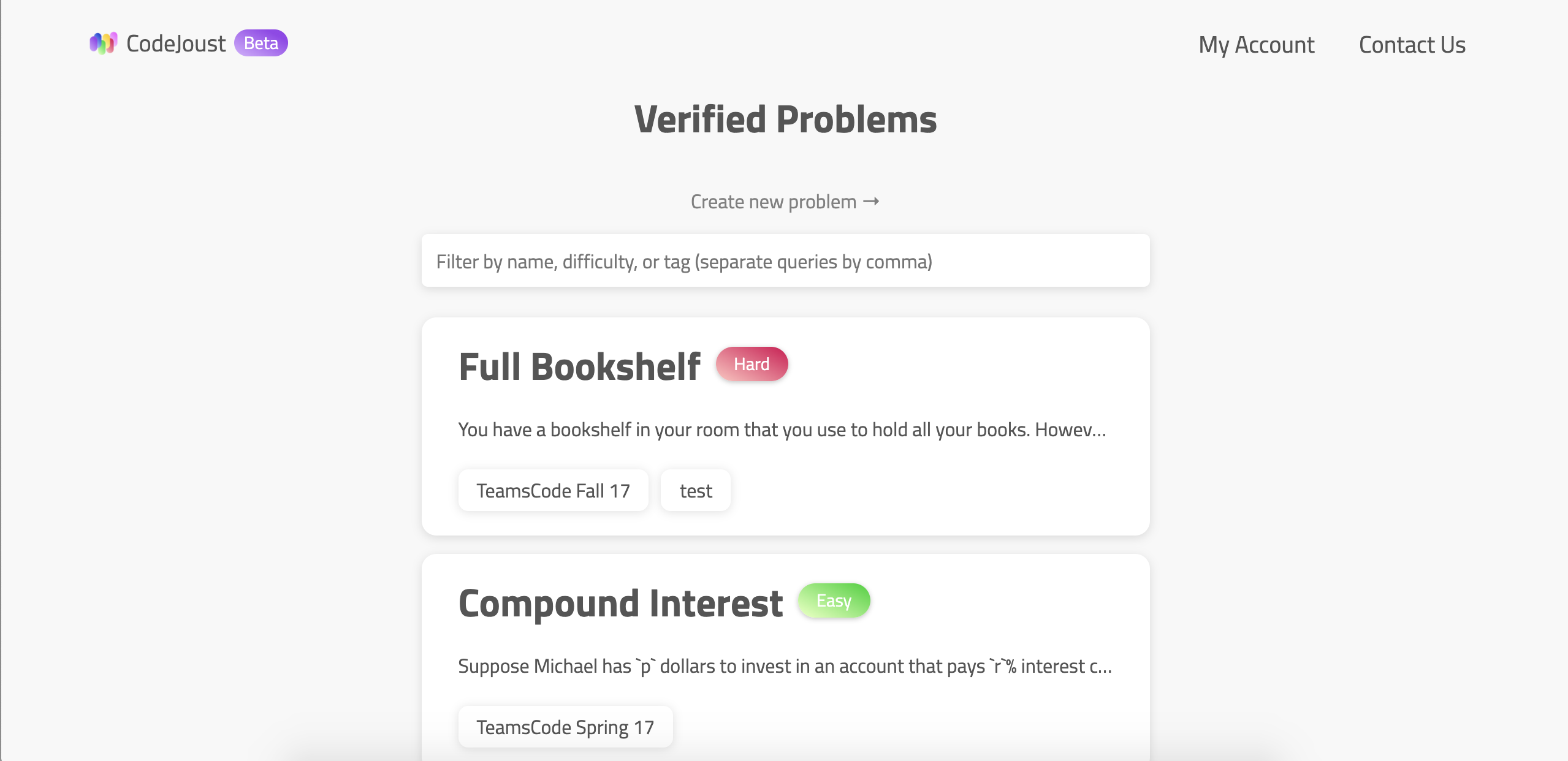 Update Description Length on Verified Problems
