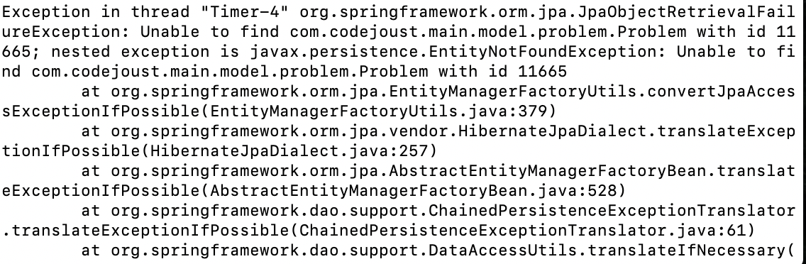 Terminal Problem Not Found Error