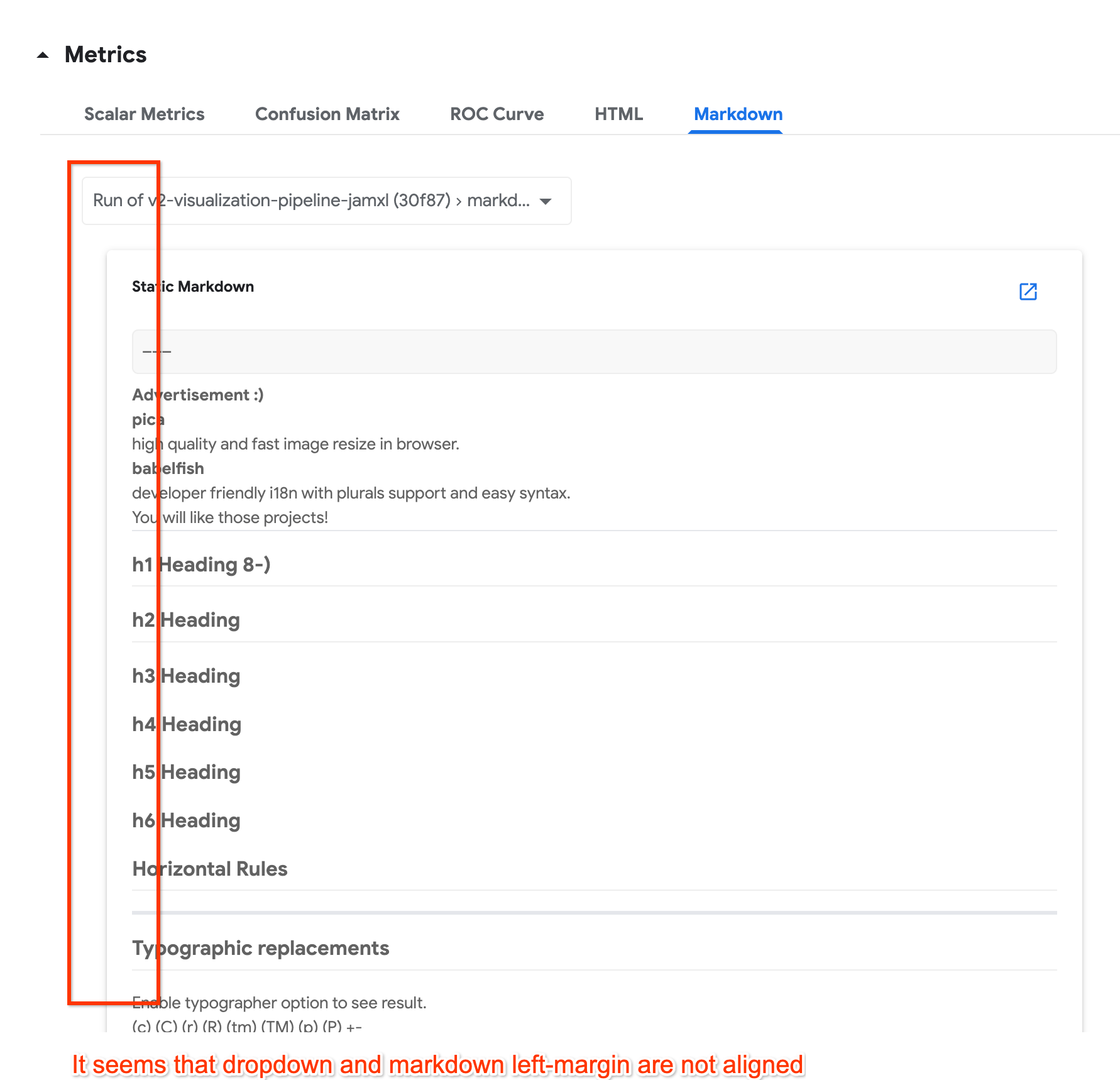 HTMLMarkdownArtifactsMisAligned
