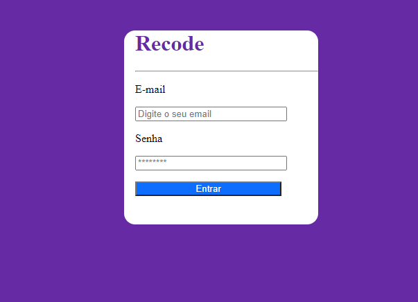 GitHub - camilacassimiro90/Aulao-do-Recode-Pro: Aulão Desenvolvimento ...