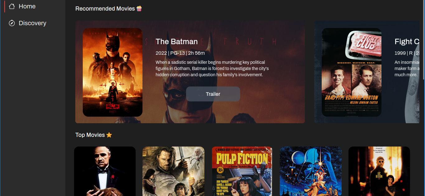 GitHub - Catskhi/Reatix-Movie-App: A React with Python movie app