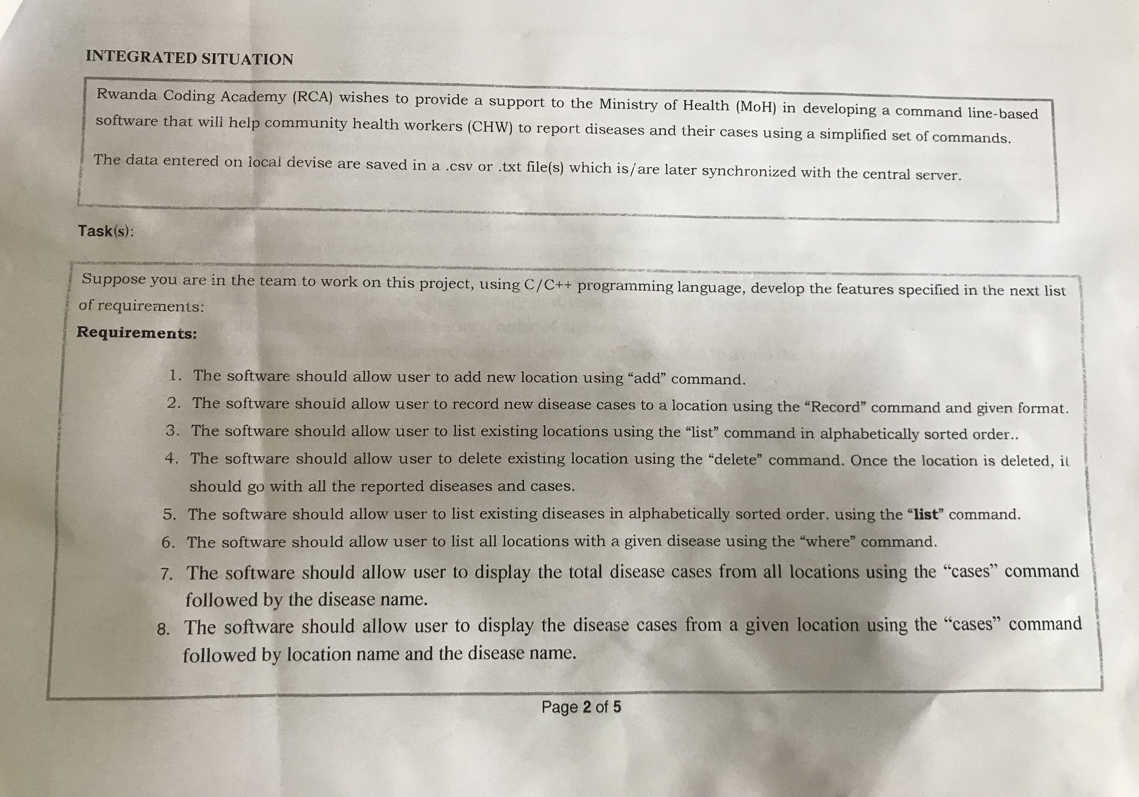GitHub - n-jabes/community-healthy-work: Simple c++ command line based ...