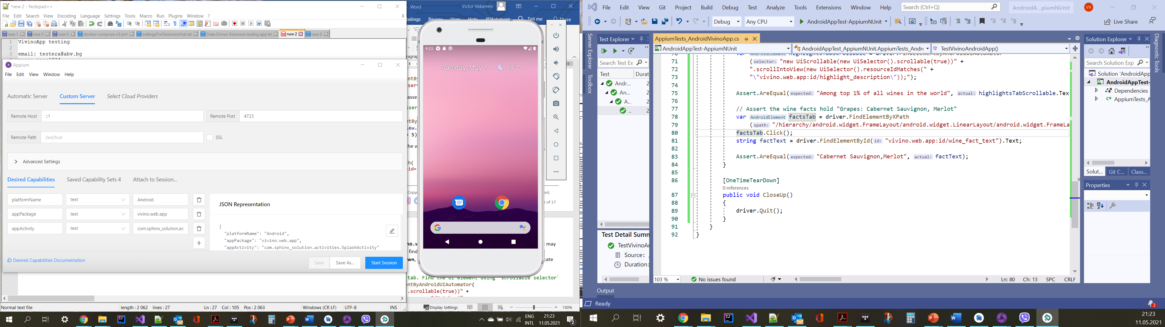GitHub - ViktorVakareev/AndroidAppTest_AppiumNUnit: Testing Android App ...
