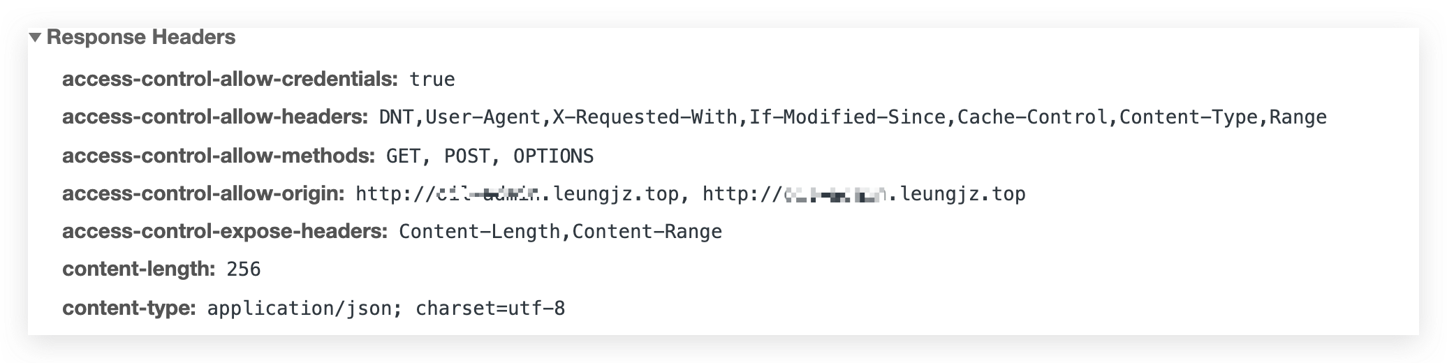 设置了 cors 后，AccessControlAllowOrigin 有两个值 · Issue 4025 · eggjs/egg