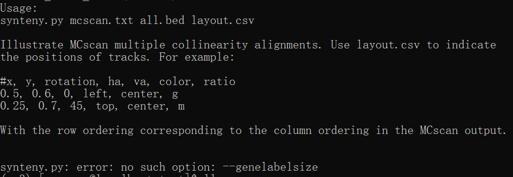 synteny.py: error: no such option: --genelabelsize · Issue #366 ...