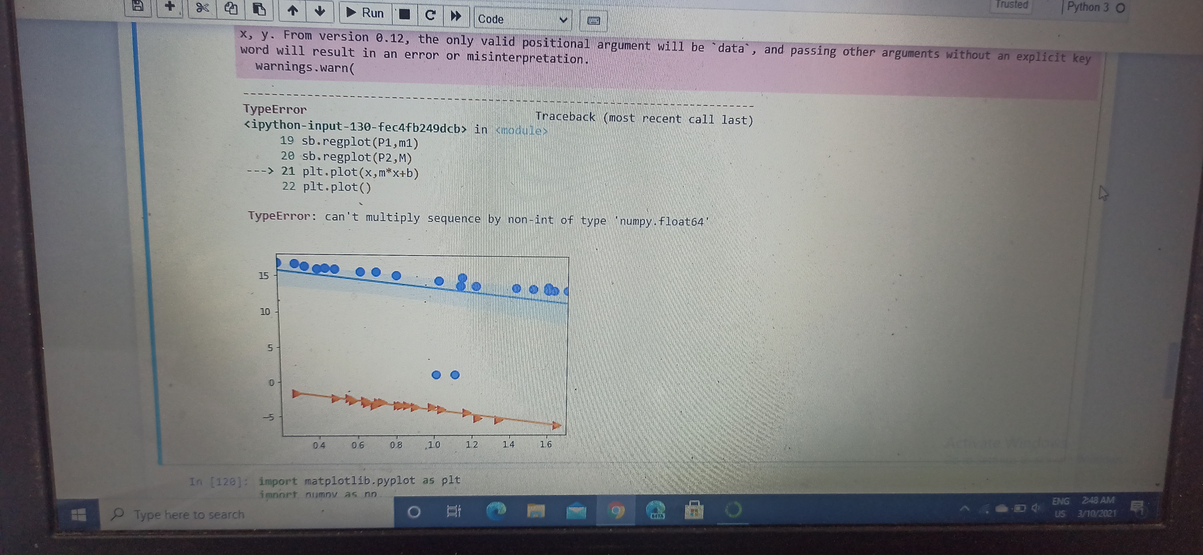 How to multiply sequence by non int . Error · Issue #19675 · matplotlib ...