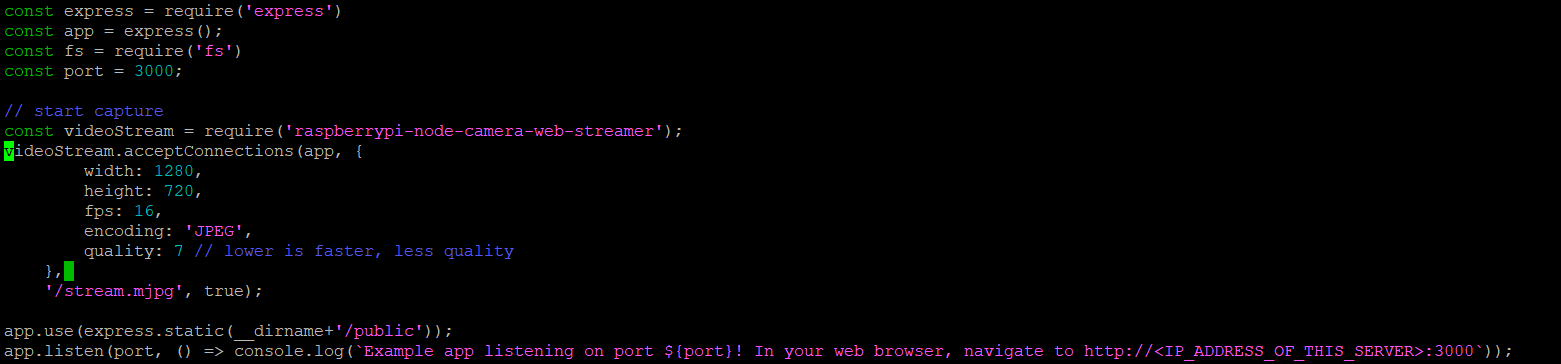 acceptConnections not a function? · Issue #6 · caseymcj/raspberrypi ...