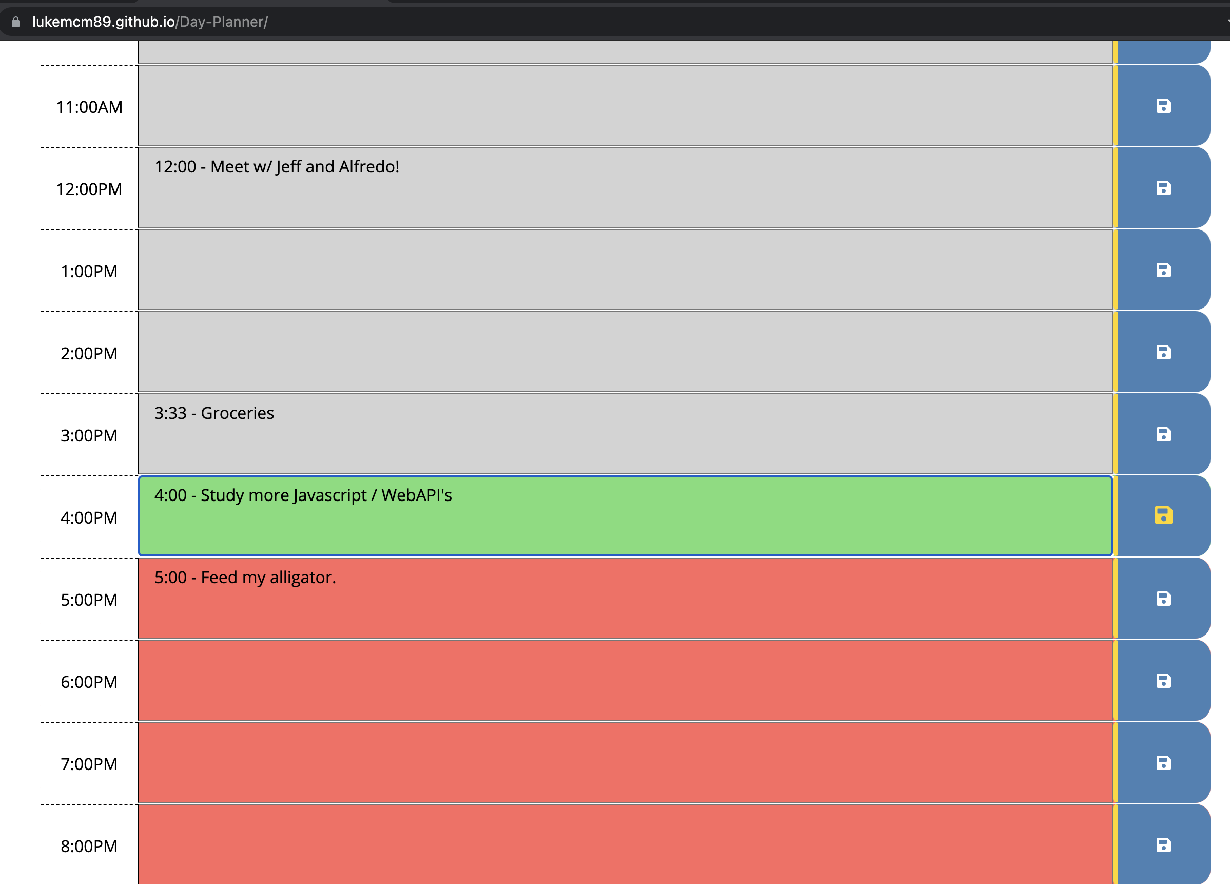 GitHub LukeMcM89/DayPlanner A simple day planner that provides