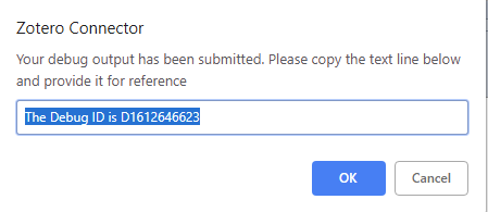 Simplify copying a Debug ID · Issue #271 · zotero/zotero-connectors ...