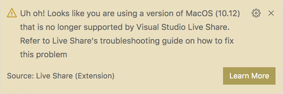 Live Share not compatible with my laptop error · Issue #4183 ...
