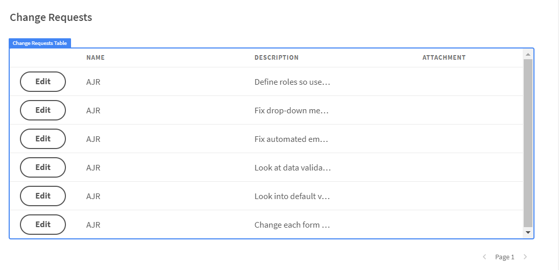 Edit width of a column in a table to view data better · Budibase ...