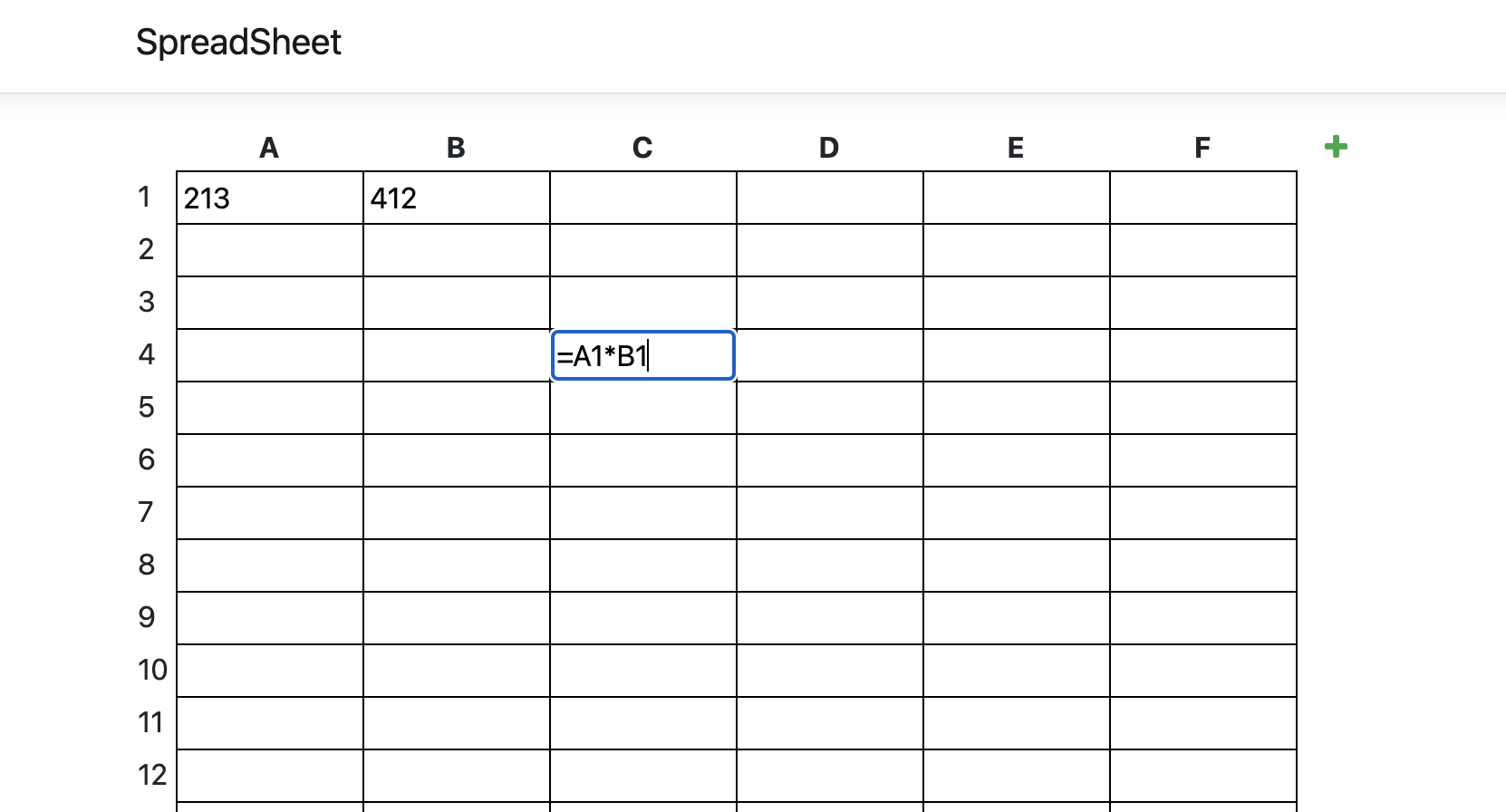GitHub - villanuevacarlos14/spreadsheet: test spreadsheet