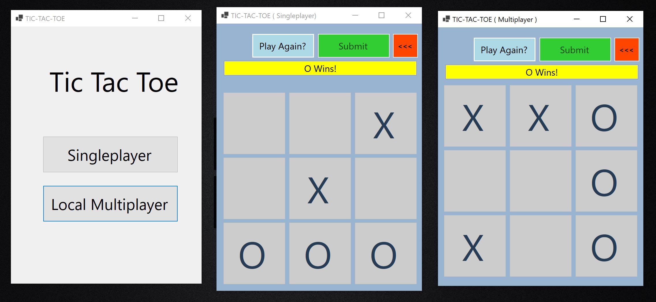GitHub - eric3et/TicTacToe: WPF TicTacToe Game with AI and Multiplayer