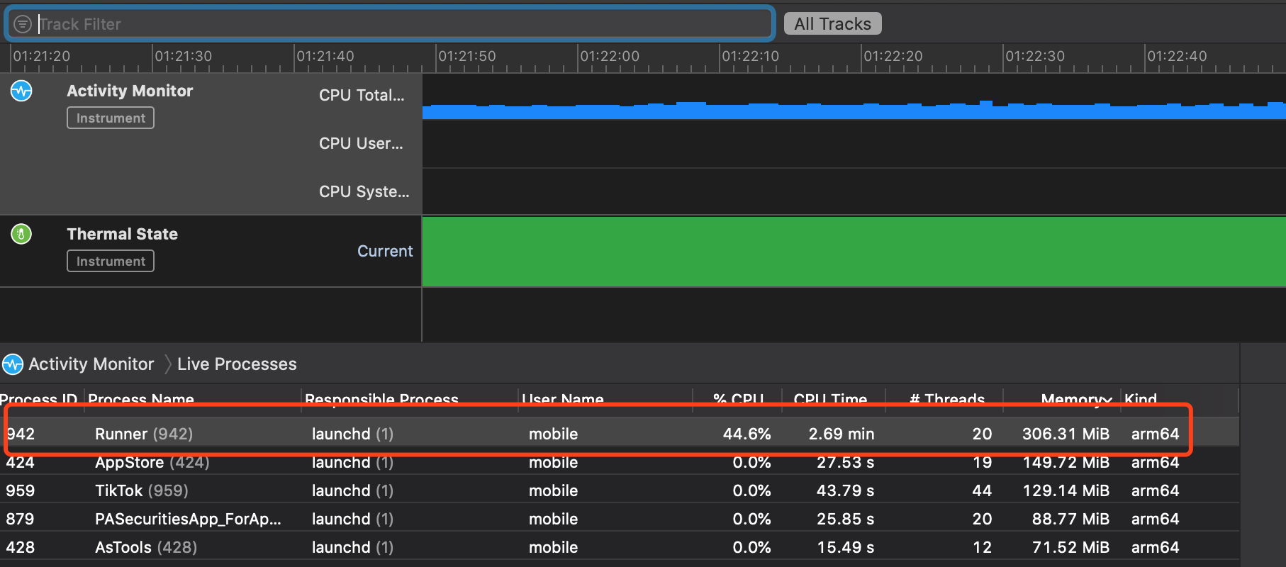 Memory leak when example running on iphone(iPhone运行example->get_user ...