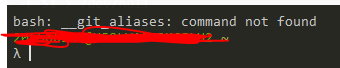 bash error