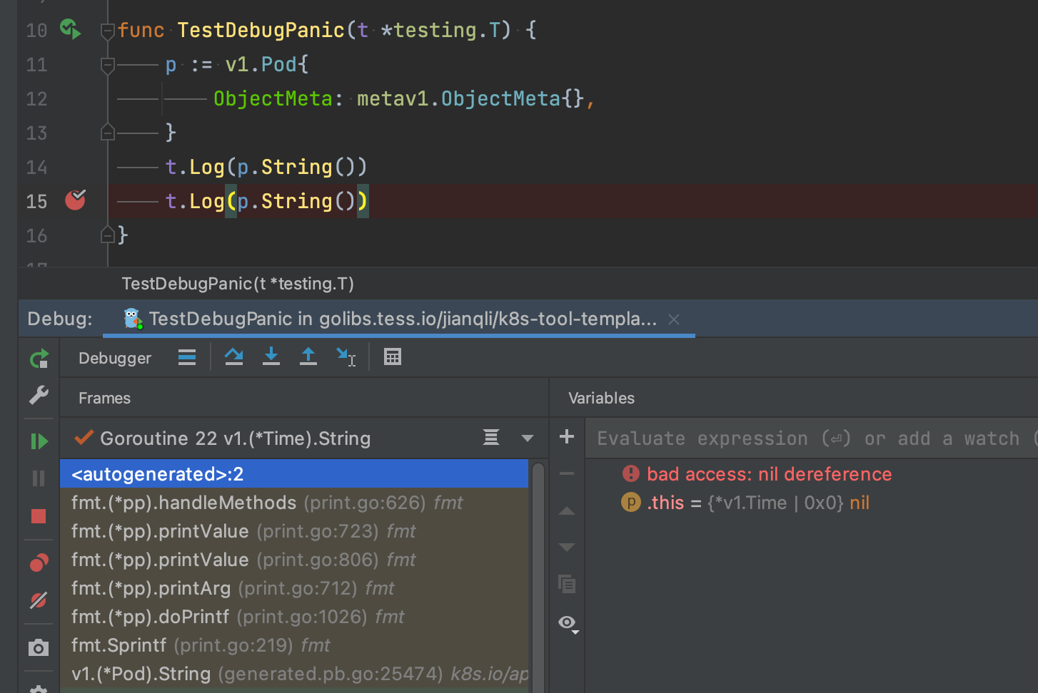 nil pointer issue on Time object · Issue #108435 · kubernetes ...