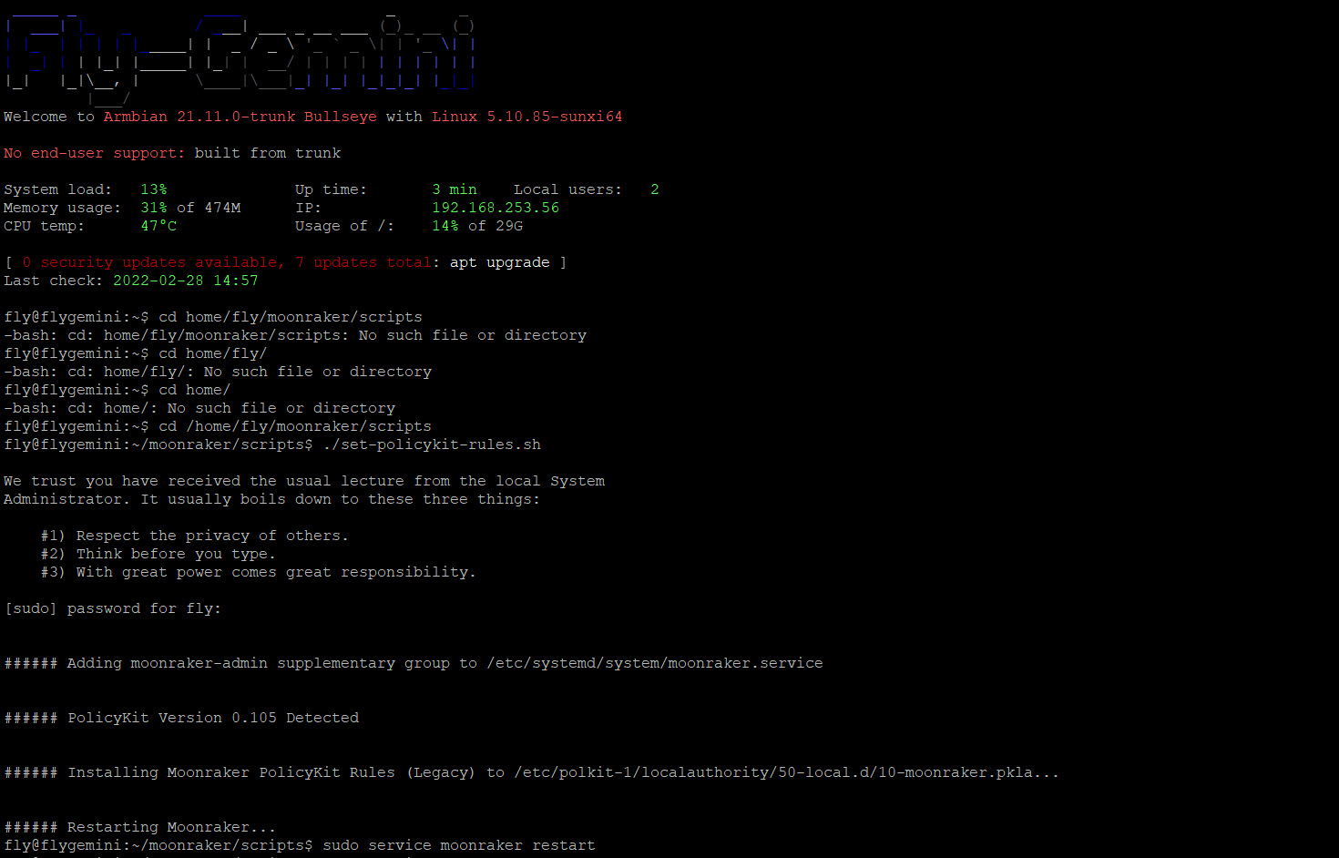 After Moonraker update,My webUI can not connect MY · Issue