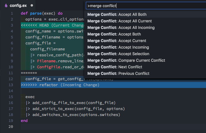 merge conflicts