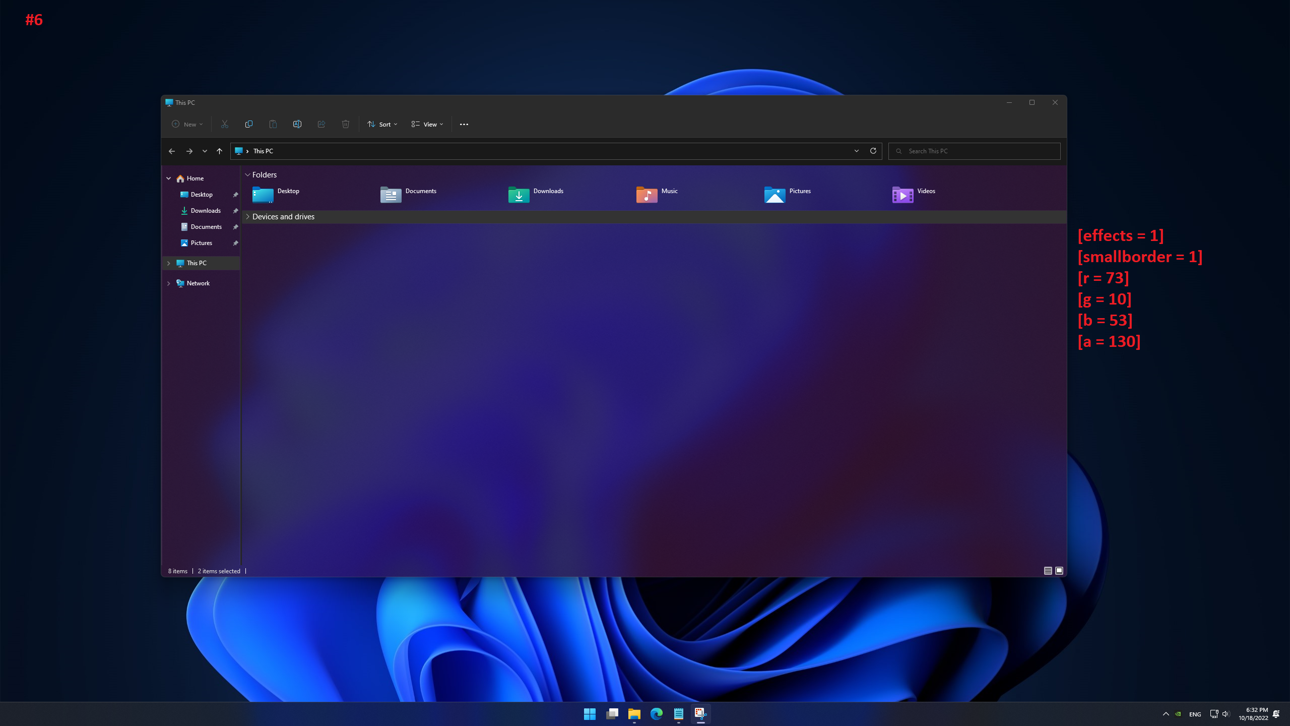 W11 - 22H2 issues · Issue #5 · Maplespe/ExplorerBlurMica · GitHub