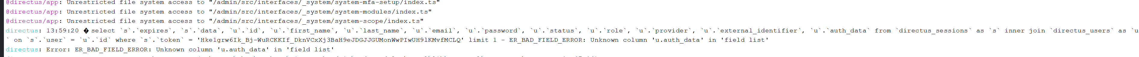 Can't log in after update · Issue #9044 · directus/directus · GitHub