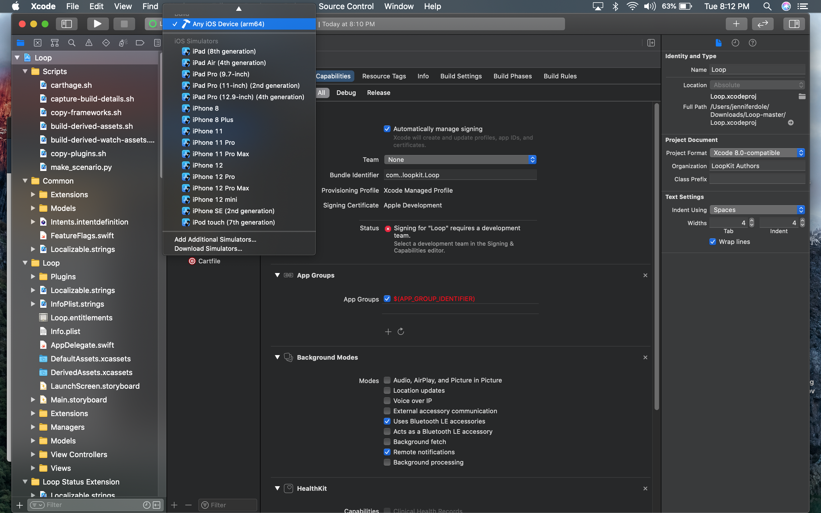 Cannot update Loop App · Issue #1491 · LoopKit/Loop · GitHub